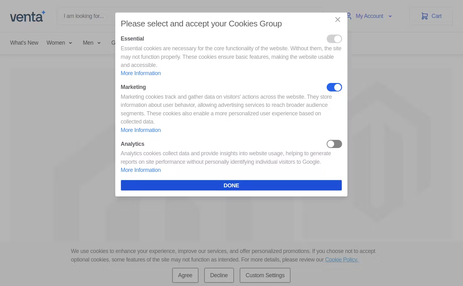Cookie Banner Example 4