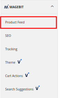 Product Feed Configuration Panel