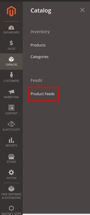 Product Feed Management Grid