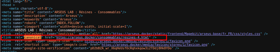 Canonical Tag Verification