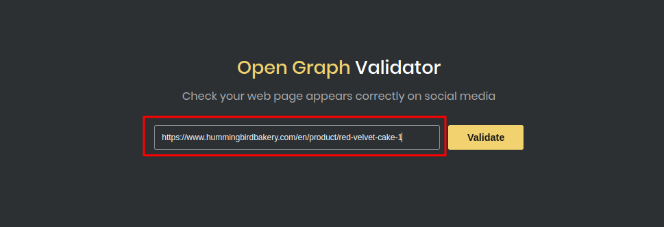 OG Validator Interface