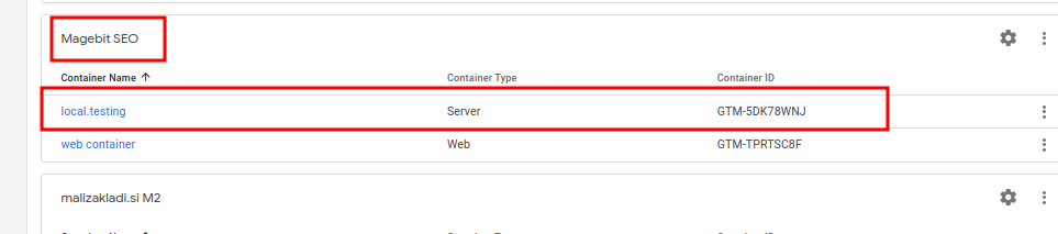 Magebit SEO Container