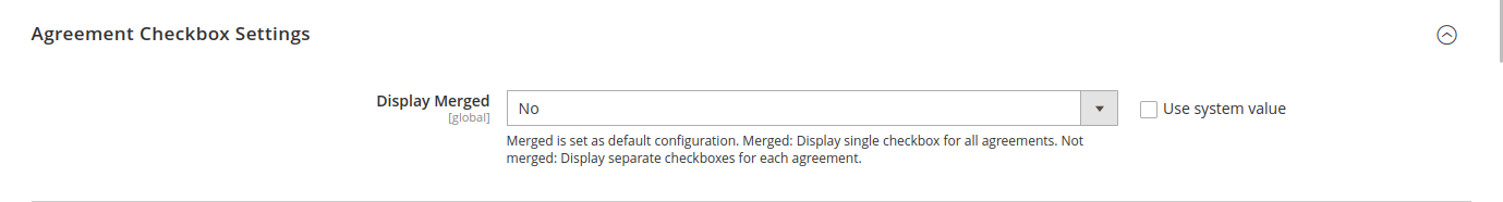 Agreement Configuration