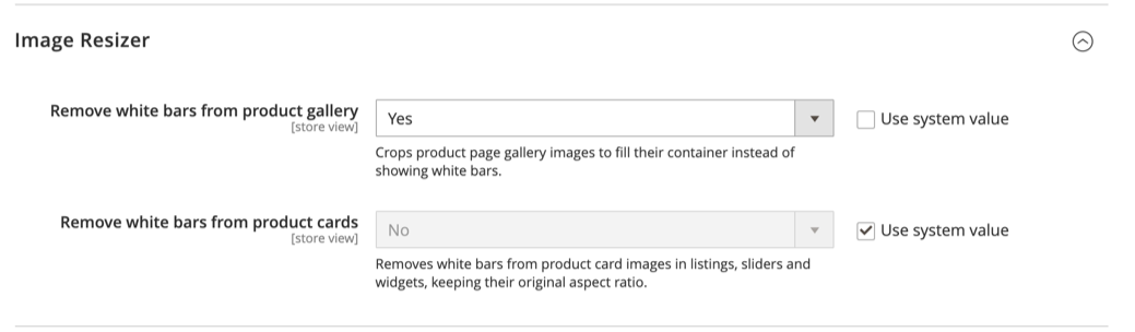 Image Resizer Configuration