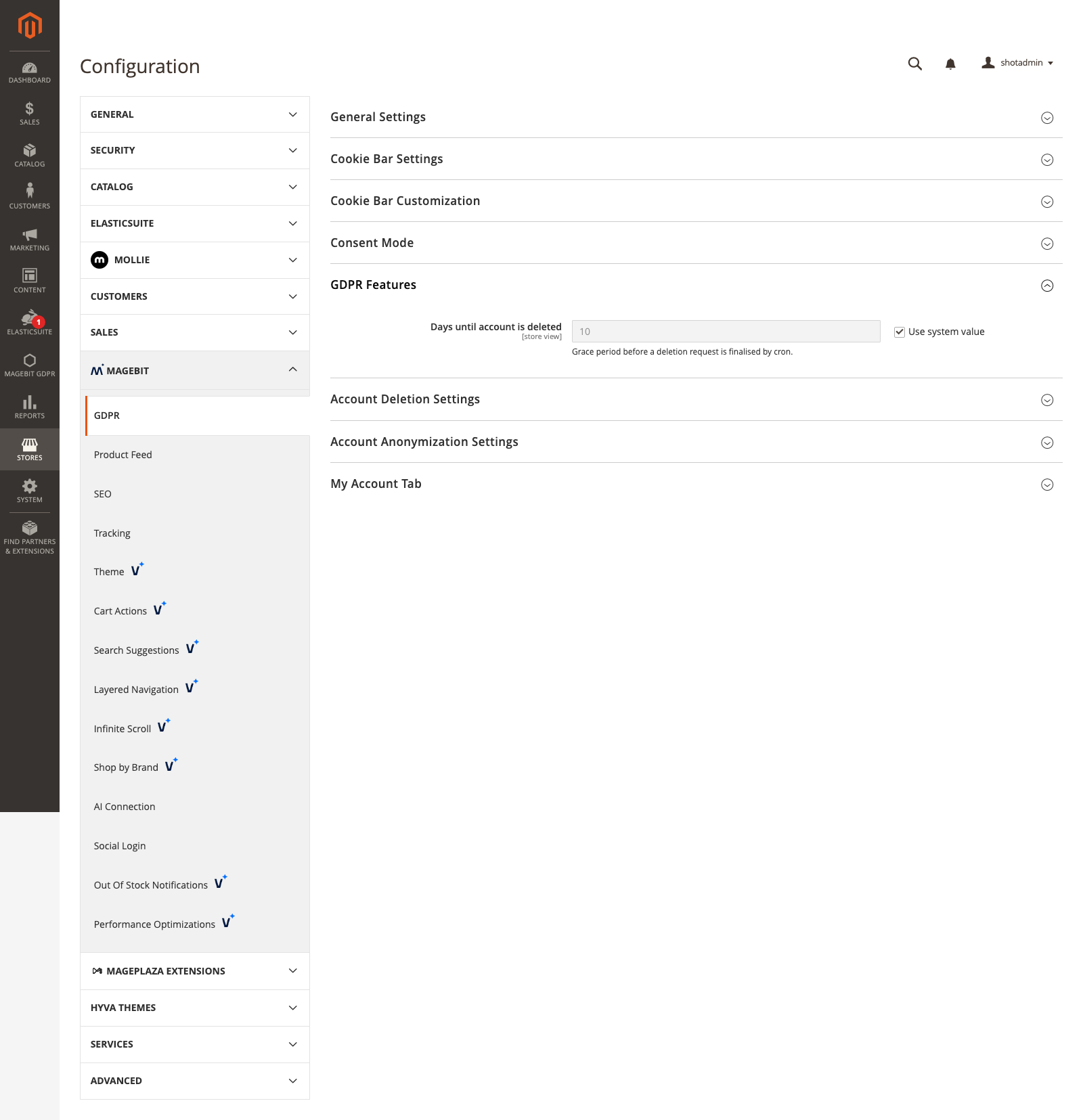 GDPR Features