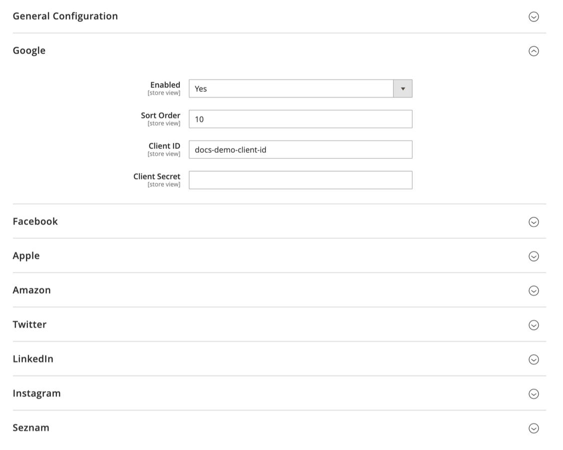 Google provider group